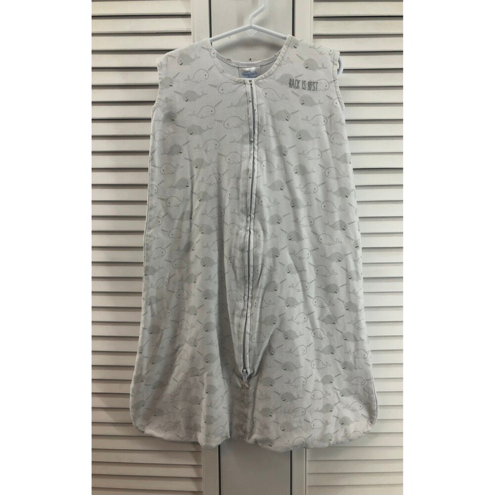 Halo M 6-12M narwhal Sleepsack white and grey